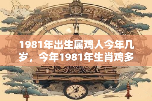 1981年出生属鸡人今年几岁，今年1981年生肖鸡多大