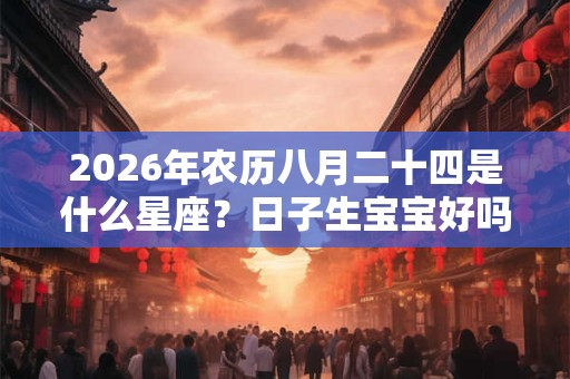 2026年农历八月二十四是什么星座？日子生宝宝好吗？