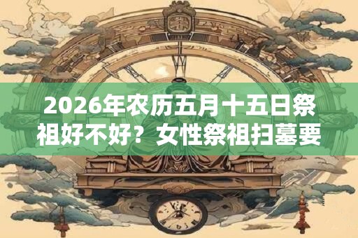 2026年农历五月十五日祭祖好不好？女性祭祖扫墓要注意什么？