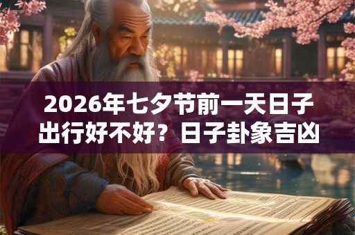 2026年七夕节前一天日子出行好不好?日子卦象吉凶? 2026年七夕节前一天日子出行好不好?日子卦象吉凶?