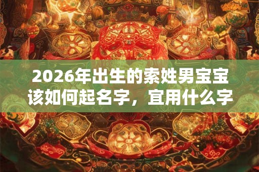 2026年出生的索姓男宝宝该如何起名字，宜用什么字。