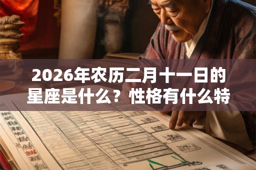 2026年农历二月十一日的星座是什么？性格有什么特点？