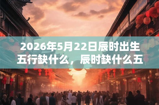 2026年5月22日辰时出生五行缺什么,辰时缺什么五行 2026年5月22日辰时出生五行缺什么,辰时缺什么五行