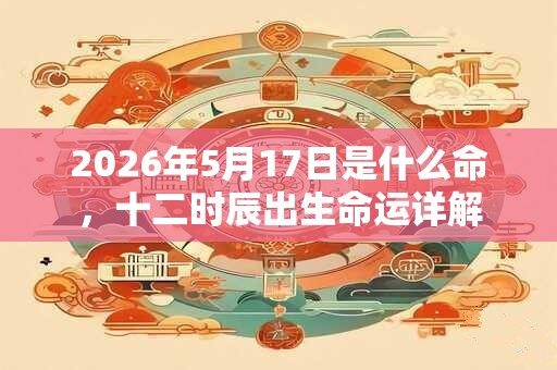2026年5月17日是什么命,十二时辰出生命运详解 2026年5月17日是什么命,十二时辰出生命运详解