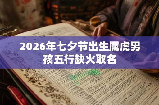 2026年七夕节出生属虎男孩五行缺火取名