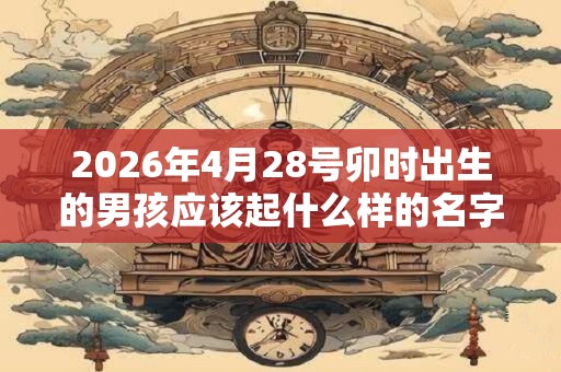 2026年4月28号卯时出生的男孩应该起什么样的名字 2026年4月28号卯时出生的男孩应该起什么样的名字