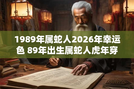 1989年属蛇人2026年幸运色 89年出生属蛇人虎年穿什么颜色衣服好 1989年属蛇人2026年幸运色 89年出生属蛇人虎年穿什么颜色衣服好