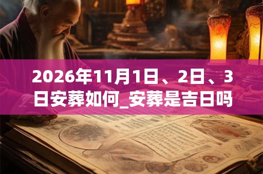2026年11月1日、2日、3日安葬如何_安葬是吉日吗