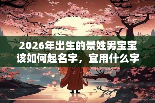 2026年出生的景姓男宝宝该如何起名字,宜用什么字。 2026年出生的景姓男宝宝该如何起名字,宜用什么字。