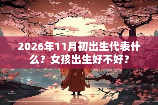 2026年11月初出生代表什么？女孩出生好不好？