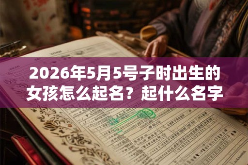 2026年5月5号子时出生的女孩怎么起名？起什么名字合适？
