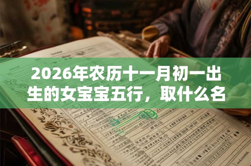 2026年农历十一月初一出生的女宝宝五行,取什么名字好 2026年农历十一月初一出生的女宝宝五行,取什么名字好