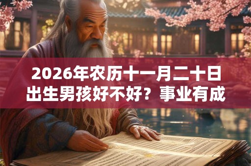 2026年农历十一月二十日出生男孩好不好?事业有成吗? 2026年农历十一月二十日出生男孩好不好?事业有成吗?