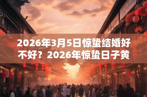 2026年3月5日惊蛰结婚好不好？2026年惊蛰日子黄历如何？