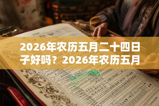 2026年农历五月二十四日子好吗？2026年农历五月二十四黄历查询
