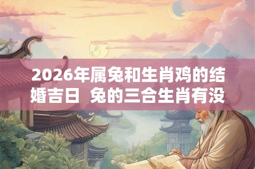 2026年属兔和生肖鸡的结婚吉日  兔的三合生肖有没有生肖鸡