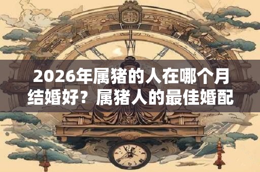 2026年属猪的人在哪个月结婚好？属猪人的最佳婚配属相