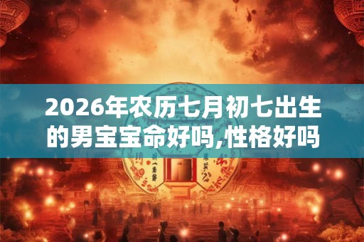 2026年农历七月初七出生的男宝宝命好吗,性格好吗？