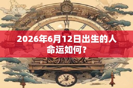2026年6月12日出生的人命运如何？