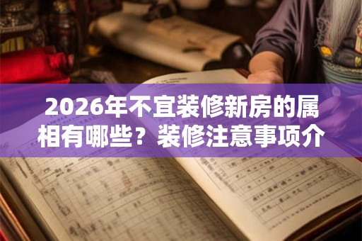 2026年不宜装修新房的属相有哪些？装修注意事项介绍