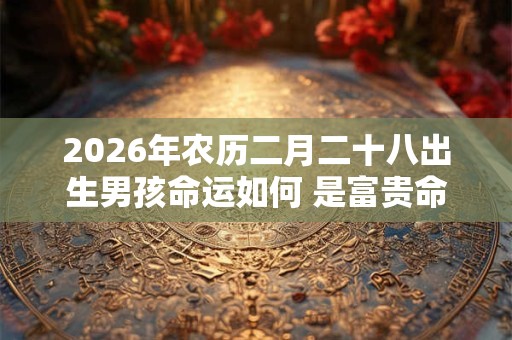 2026年农历二月二十八出生男孩命运如何 是富贵命吗 2026年农历二月二十八出生男孩命运如何 是富贵命吗