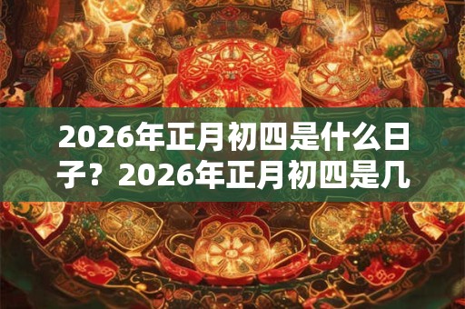 2026年正月初四是什么日子?2026年正月初四是几月几号? 2026年正月初四是什么日子?2026年正月初四是几月几号?