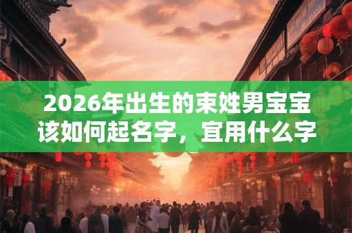 2026年出生的束姓男宝宝该如何起名字,宜用什么字。 2026年出生的束姓男宝宝该如何起名字,宜用什么字。