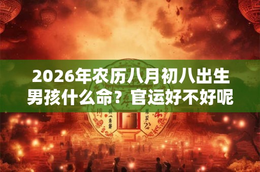 2026年农历八月初八出生男孩什么命?官运好不好呢? 2026年农历八月初八出生男孩什么命?官运好不好呢?