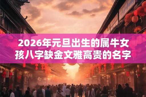 2026年元旦出生的属牛女孩八字缺金文雅高贵的名字精选 2026年元旦出生的属牛女孩八字缺金文雅高贵的名字精选