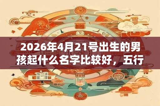 2026年4月21号出生的男孩起什么名字比较好,五行属什么 2026年4月21号出生的男孩起什么名字比较好,五行属什么