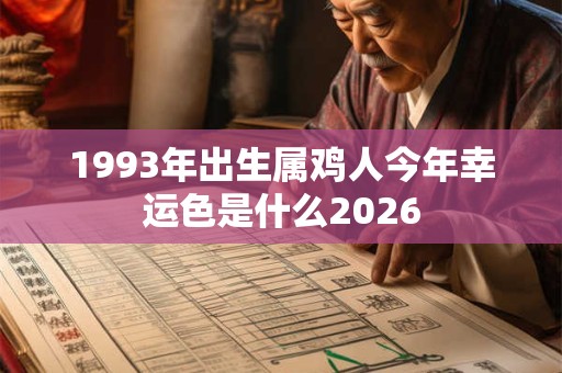1993年出生属鸡人今年幸运色是什么2026 1993年出生属鸡人今年幸运色是什么2026