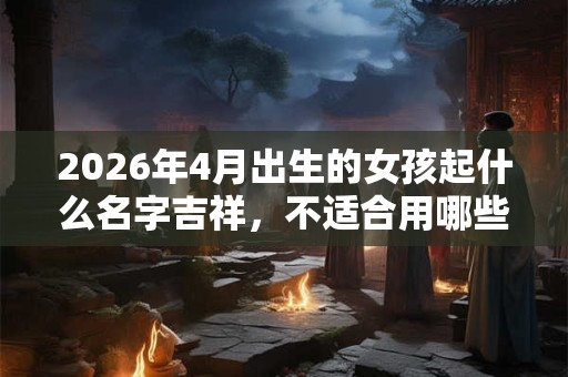 2026年4月出生的女孩起什么名字吉祥,不适合用哪些字 2026年4月出生的女孩起什么名字吉祥,不适合用哪些字