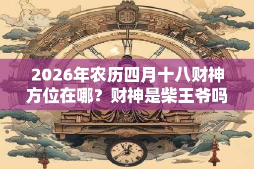 2026年农历四月十八财神方位在哪？财神是柴王爷吗？