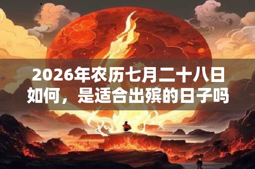 2026年农历七月二十八日如何,是适合出殡的日子吗? 2026年农历七月二十八日如何,是适合出殡的日子吗?