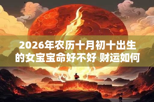 2026年农历十月初十出生的女宝宝命好不好 财运如何