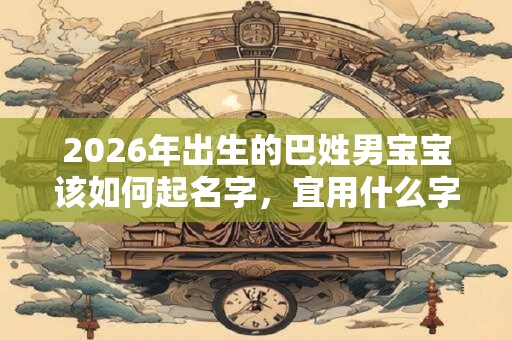 2026年出生的巴姓男宝宝该如何起名字,宜用什么字。 2026年出生的巴姓男宝宝该如何起名字,宜用什么字。