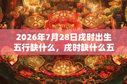 2026年7月28日戌时出生五行缺什么,戌时缺什么五行 2026年7月28日戌时出生五行缺什么,戌时缺什么五行