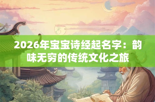 2026年宝宝诗经起名字:韵味无穷的传统文化之旅 2026年宝宝诗经起名字:韵味无穷的传统文化之旅