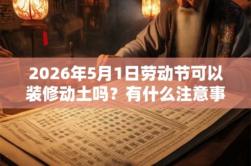 2026年5月1日劳动节可以装修动土吗?有什么注意事项? 2026年5月1日劳动节可以装修动土吗?有什么注意事项?