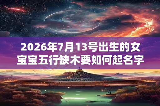 2026年7月13号出生的女宝宝五行缺木要如何起名字