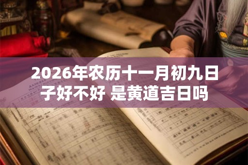 2026年农历十一月初九日子好不好 是黄道吉日吗