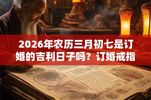2026年农历三月初七是订婚的吉利日子吗?订婚戒指带哪个手指? 2026年农历三月初七是订婚的吉利日子吗?订婚戒指带哪个手指?