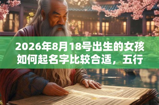 2026年8月18号出生的女孩如何起名字比较合适,五行属什么 2026年8月18号出生的女孩如何起名字比较合适,五行属什么
