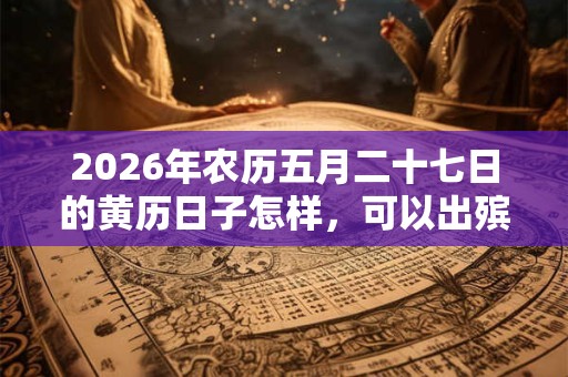 2026年农历五月二十七日的黄历日子怎样，可以出殡吗？