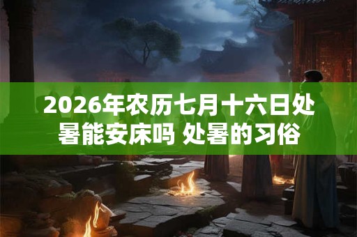 2026年农历七月十六日处暑能安床吗 处暑的习俗
