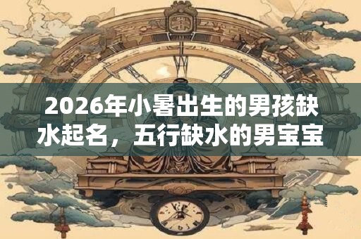2026年小暑出生的男孩缺水起名，五行缺水的男宝宝名字大全