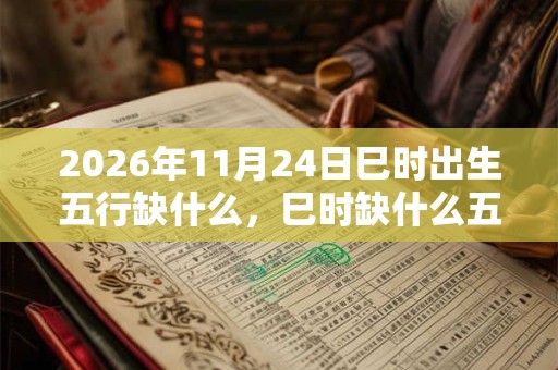 2026年11月24日巳时出生五行缺什么,巳时缺什么五行 2026年11月24日巳时出生五行缺什么,巳时缺什么五行
