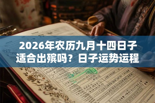 2026年农历九月十四日子适合出殡吗?日子运势运程如何? 2026年农历九月十四日子适合出殡吗?日子运势运程如何?