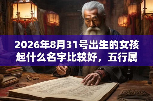 2026年8月31号出生的女孩起什么名字比较好,五行属什么 2026年8月31号出生的女孩起什么名字比较好,五行属什么