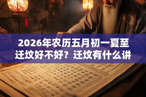 2026年农历五月初一夏至迁坟好不好？迁坟有什么讲究？